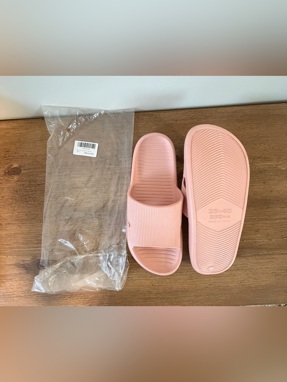 Women's Pink Slide Sandals